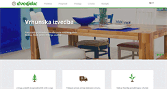Desktop Screenshot of drvodjelac.hr